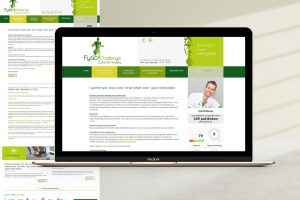 Website design voor Fysiochallenge fysiotherapie