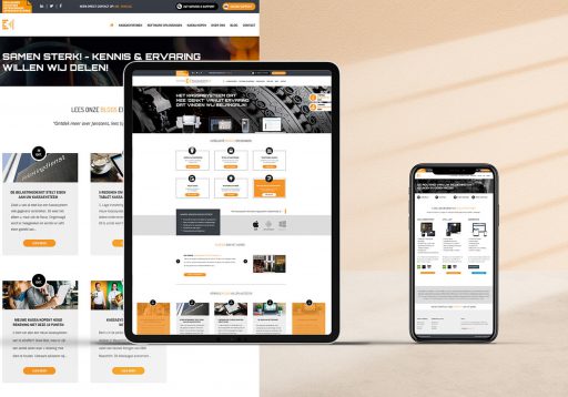 Webtemplate design Kassasystemen.nl