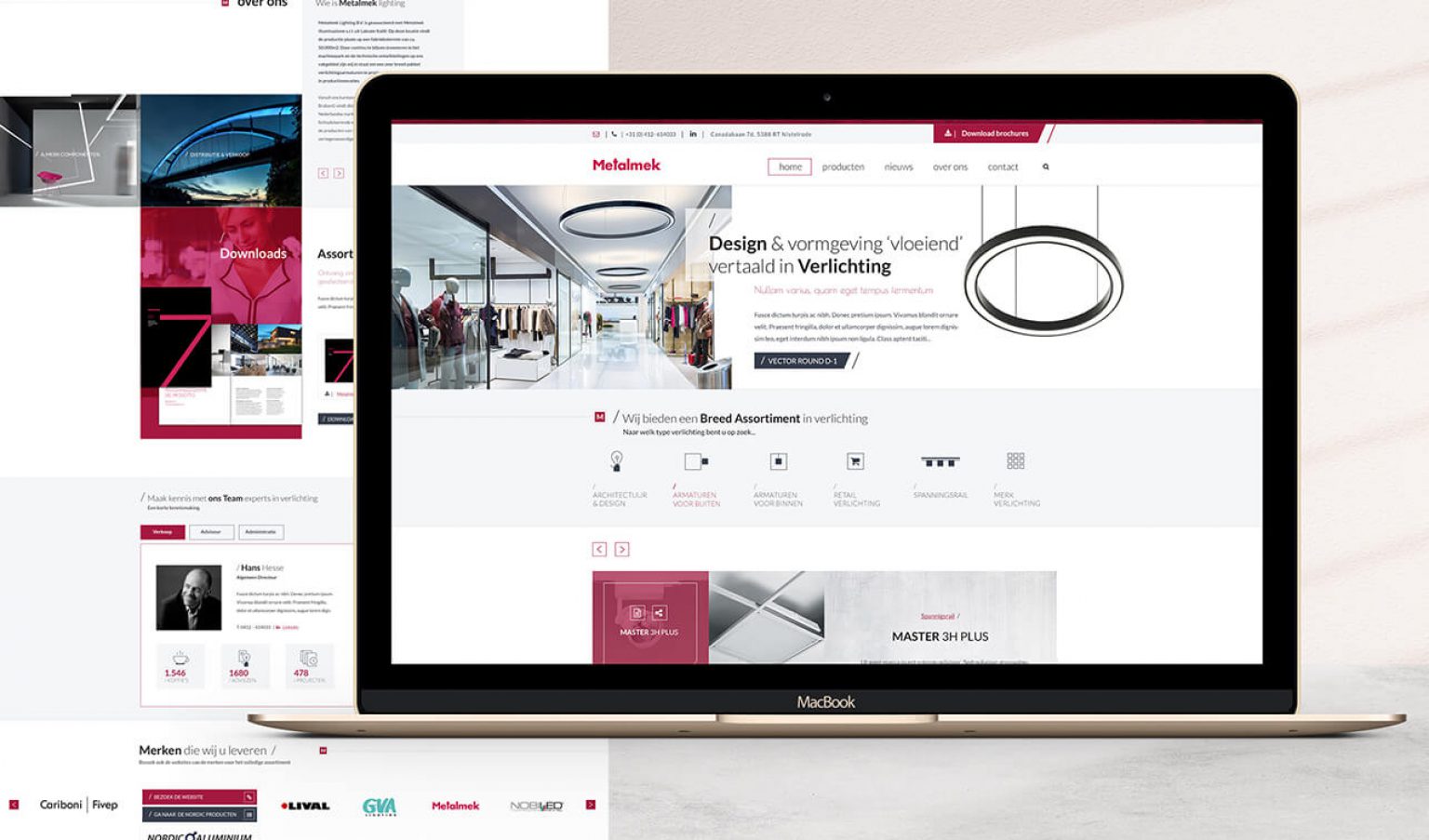 WordPress webtemplate design Metalmek