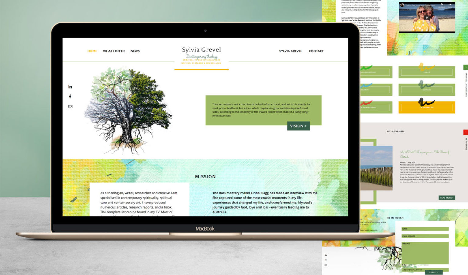 Website CMS Sylvia Grevel