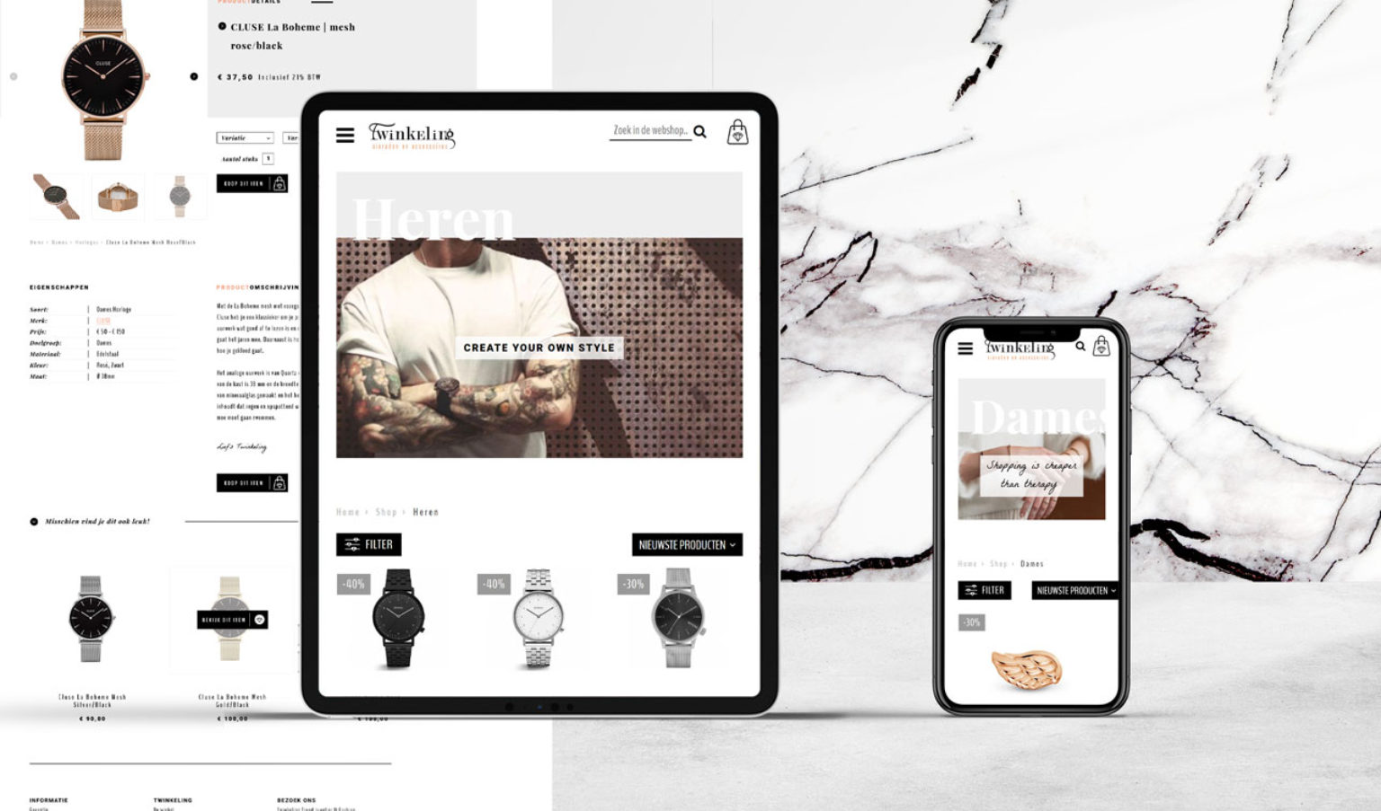 Webshop Twinkeling sieraden