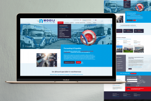 Website CMS transportbedrijf Nico Mooij