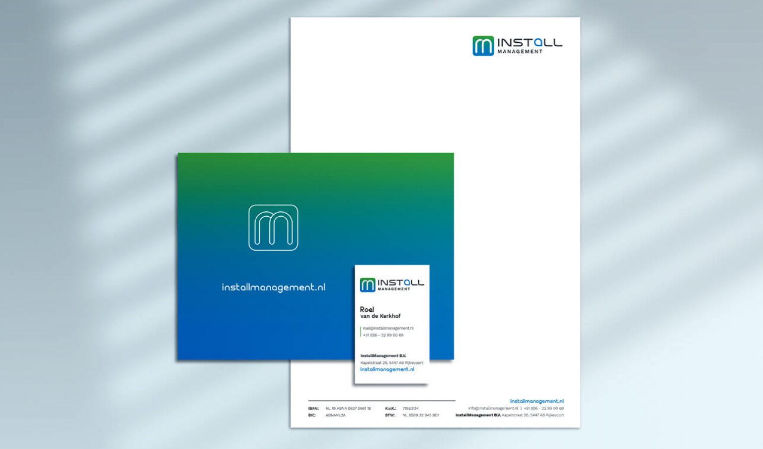 Installmanagement logo ontwerp