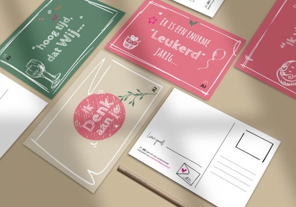 Ansichtkaarten set JA JIJ