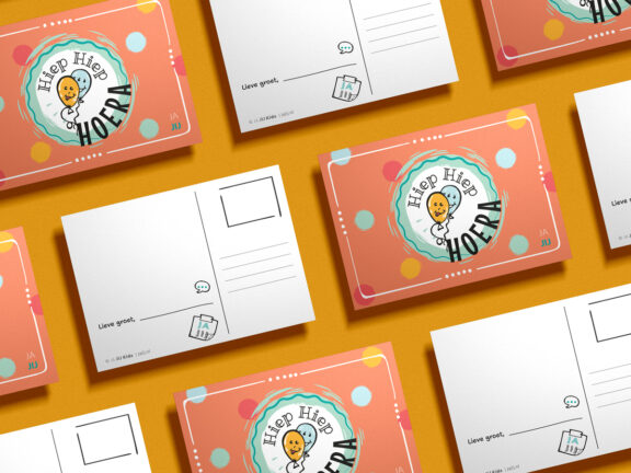 Ansichtkaarten set JA JIJ Kids