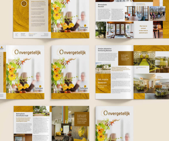 Folder ‘Onvergetelijk’ – Schrijen Afscheid en Herinnering